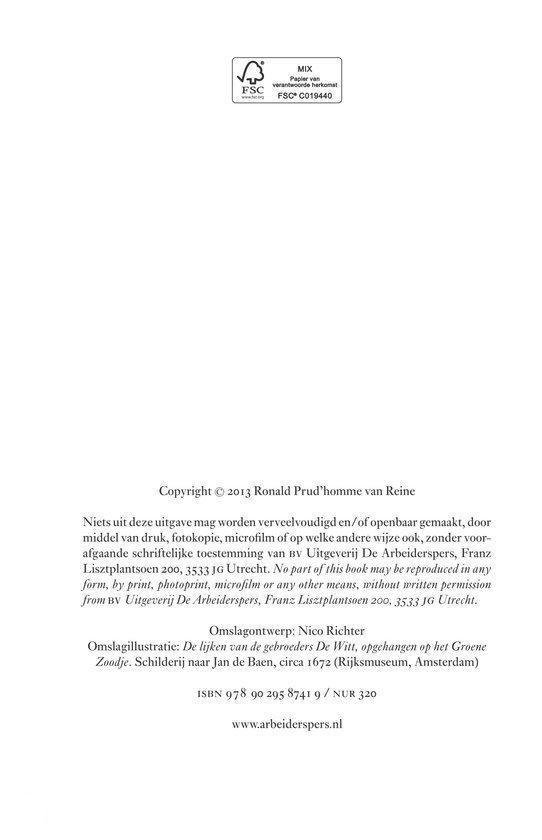 Pagina met copyrightinformatie, ISBN, en website.
