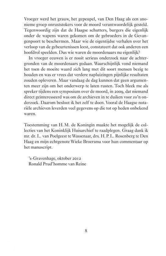 Tekstpagina over de nasleep van de moord en archiefonderzoek.