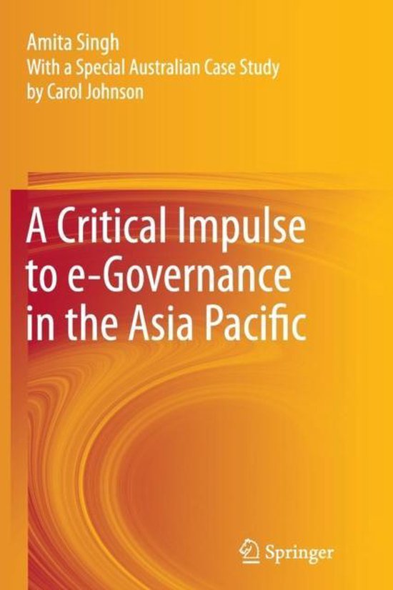 A Critical Impulse to E-governance in the Asia Pacific - cover