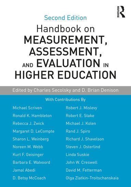Handbook on Measurement, Assessment, and Evaluation in Highe ... - cover