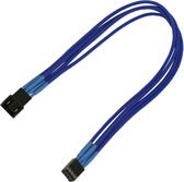 Nanoxia 900200018 tussenstuk voor kabels 4-pin PWM Blauw
