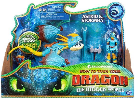 Mus pion Roei uit Hoe tem je een draak dragon dragon & rider - Astrid & Stormfly The Hidden  World | bol.com