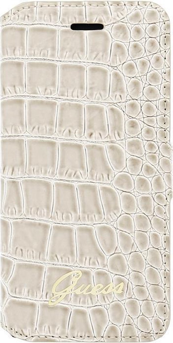Guess Book Case Shiny Crocodile Apple iPhone 6(S) Plus (5.5) - Beige