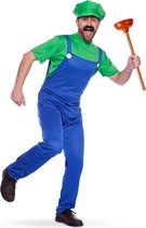 Loodgieterspak - Groen - Volwassenen - Verkleedkleding XL/XXL