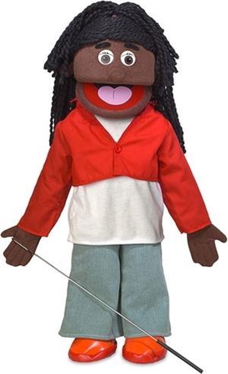 Sillypuppets - Handpop Sierra 60 cm Sillypuppets - Buikspreekpop - Poppentheater - Puppet
