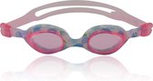 #DoYourSwimming - Zwembril incl. transportbox - »Flippo« - anti-fog systeem, krasbestendige glazen met geïntegreerde UV-bescherming  - voor kinderen tot 12 jaar - rose/wit