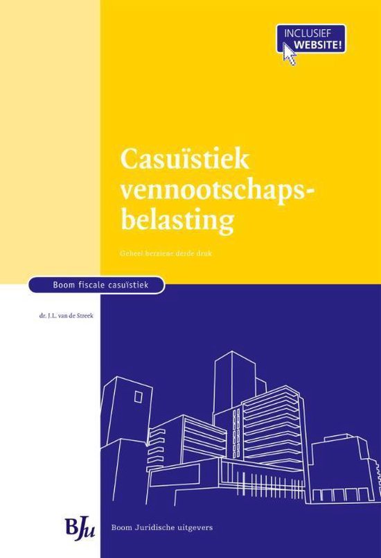 Boom fiscale studieboeken - Casuistiek vennootschapsbelastin ... - cover