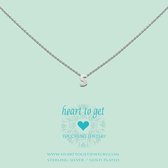 Heart to get Inital, silver,  letter S