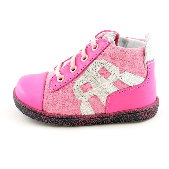 Roze - leren - meisjes - schoenen - Maat 21 | bol.com