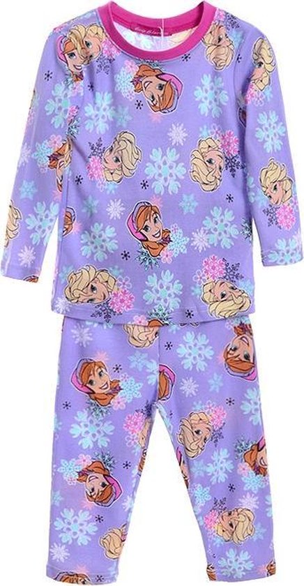 licentie Indiener Verlichten Disney Frozen Meisjes Pyjama - paars - maat 134 | bol.com