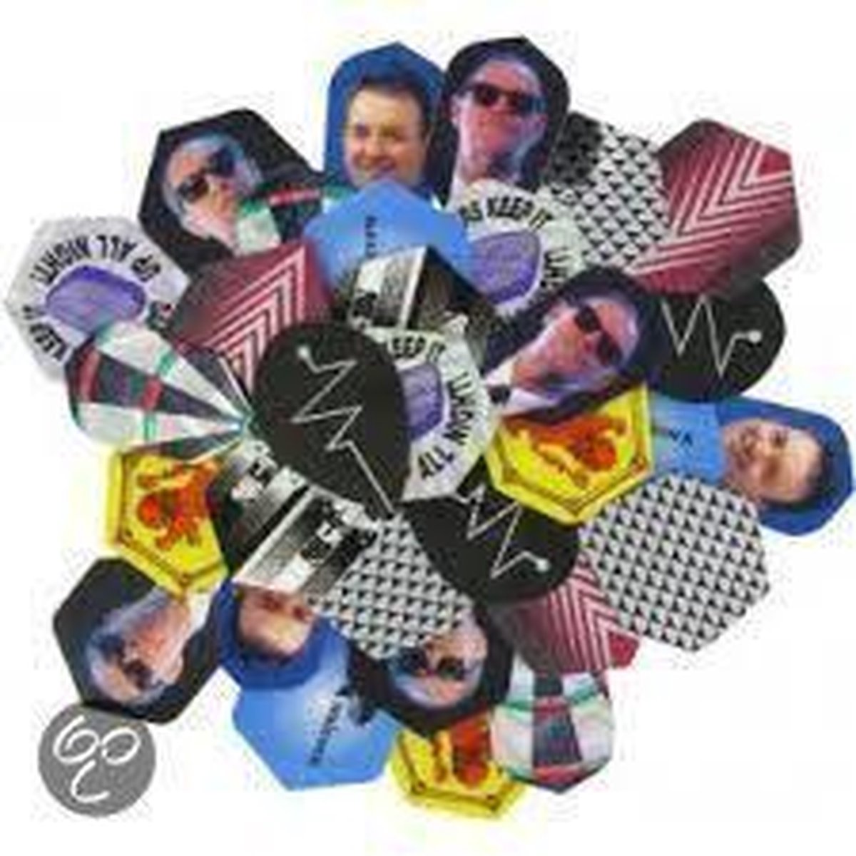 Assortiment Dart Flights 25 setjes van 3