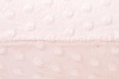 Snoozzz Voedingskussenhoes - Hoes voor voedingskussen zwangerschapskussen - zachte velours - 185 cm - Roze Dots