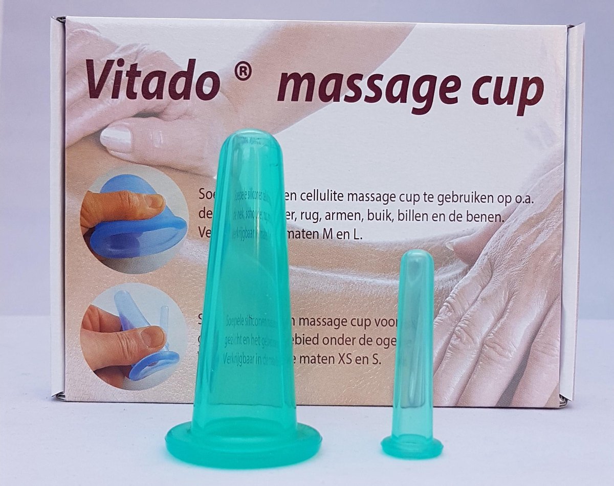 Massage cup speciaal voor het gezicht, siliconen voor gezichts cupping , faciale cupping,3.6 cm + tijdelijk 1.5 cm cup gratis, KLEUR GROEN - VITADO