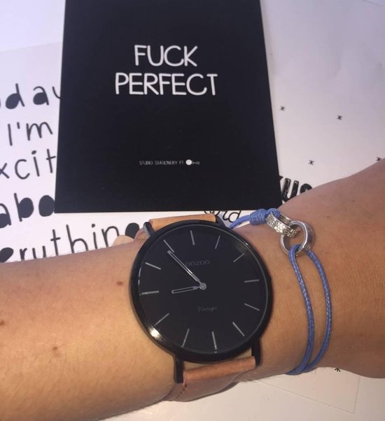 OOZOO Horloge Timepieces Collection 46 mm taupe C1057