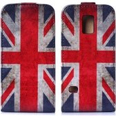Britse Vlag Vintage Flip Cover Galaxy S5 Mini