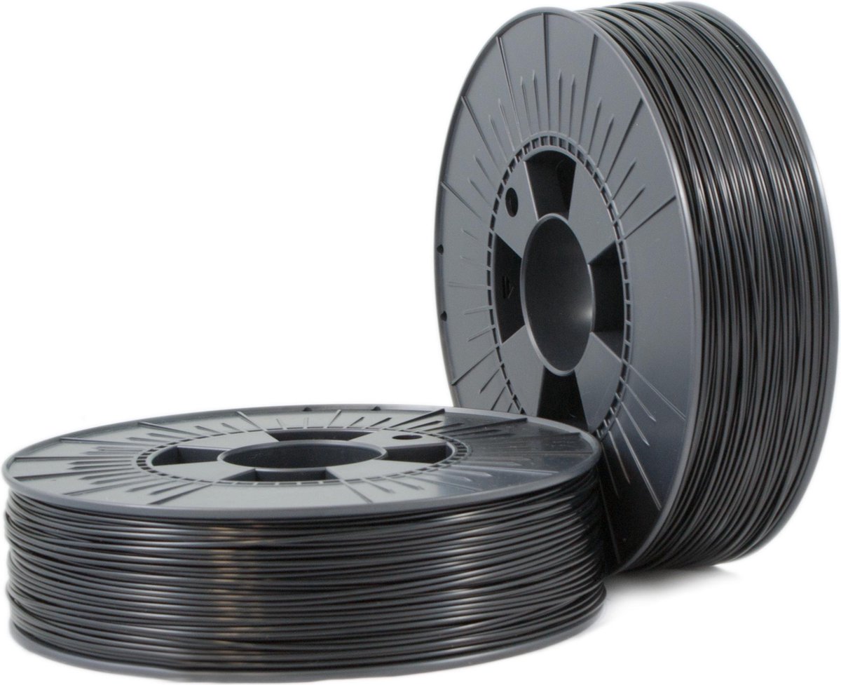 ABS 1,75mm black ca. RAL 9017 0,75kg - 3D Filament Supplies