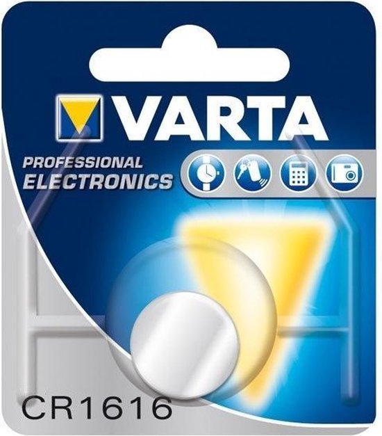 Pile bouton CR1616 Lithium 3 Volts 55 mAh Varta®