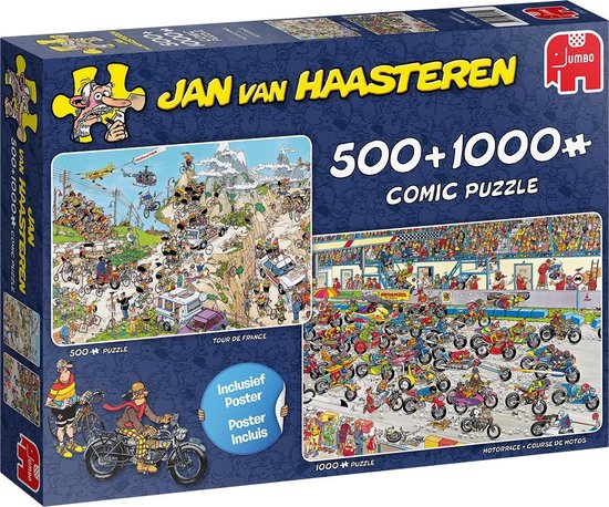 partitie documentaire graan Jan van Haasteren Intertoys 2018 500 &1000 pcs Legpuzzel 500 stuk(s) Strips  | bol.com