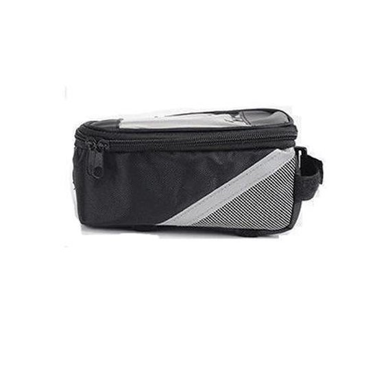 17cm Touchscreen Fietsframe Tas - Grote Enkele Afneembare Frametas - Met Frame Smartphone / iPhone / Samsung Mobiele Telefoon Houder Afneembaar - Waterdicht - MTB/Race/trekking van Avento — afbeelding 3