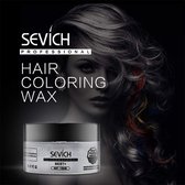 BuySafe24/7 Sevich  Haircoloring Wax - Tijdelijk - Uitwasbaar - Grijs - Coole grijze Haarwax - Moderne Look Haarwax