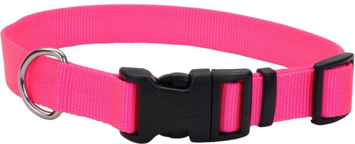 Roze halsband M (Nek 35.5 -50 cm)