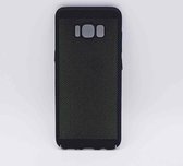 Voor Samsung Galaxy S8 – hoes, cover – TPU – metaal gaas look – Zwart