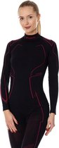 Brubeck Motor Kleding - Cooler Ondershirt voor warme dagen - Zwart/Amaranth - M