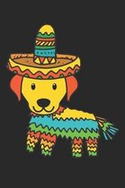 Labrador Retriever Notebook 'Cinco De Mayo' - Gift for Labrador Retriever Lovers - Labrador Retriever Journal