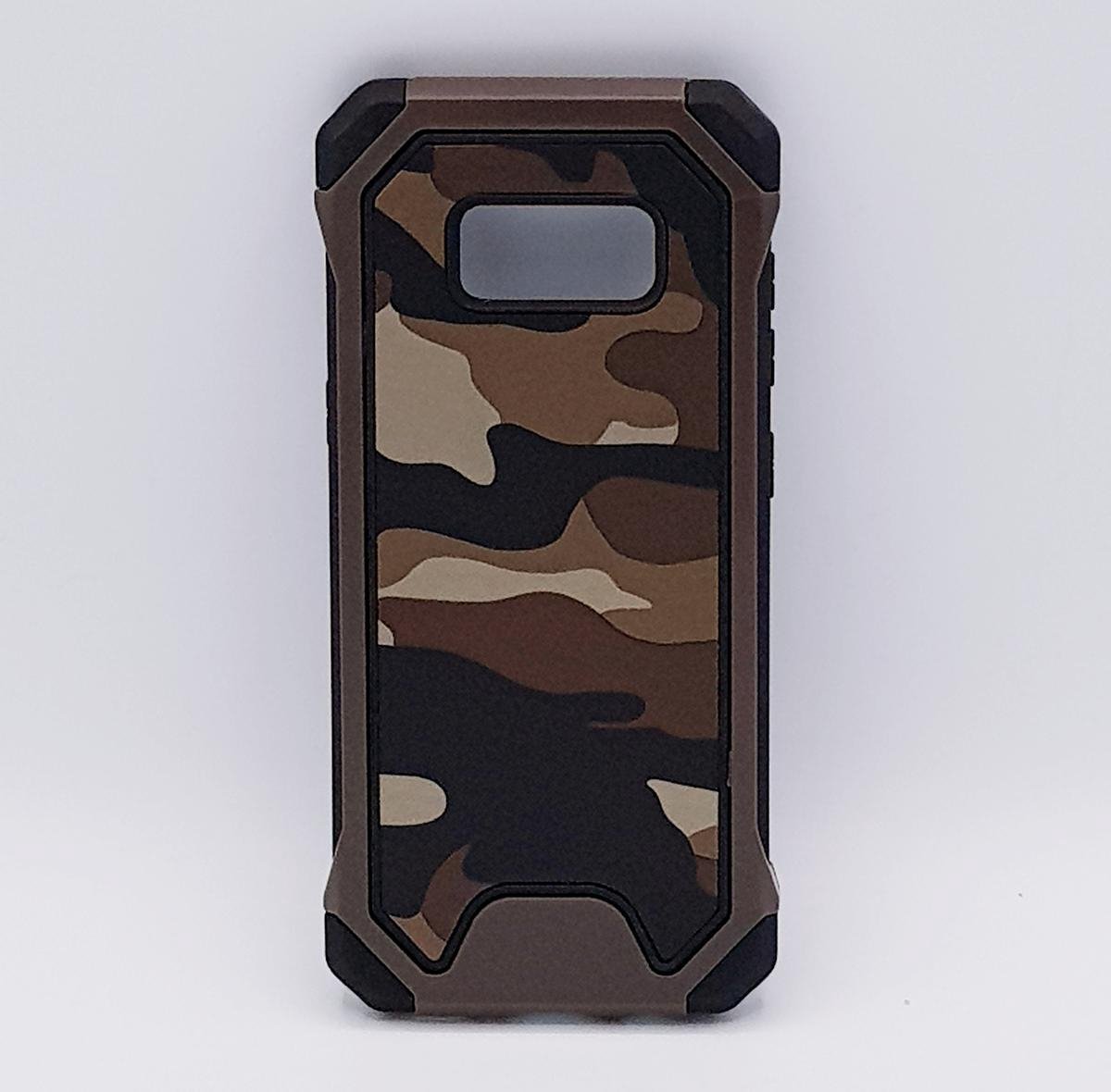 Voor Samsung S8 Plus – hoes, cover – TPU – Camouflage bruin