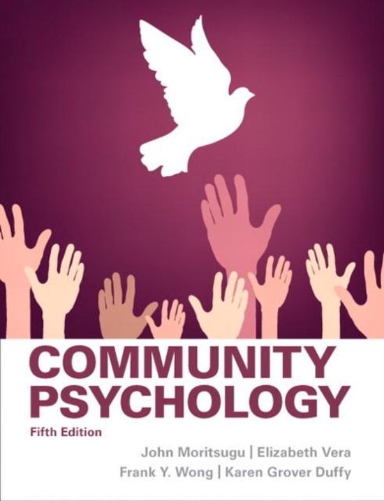 Community Psychology - Mortisugu - H1,3,4,5,13 - Nederlandse samenvatting