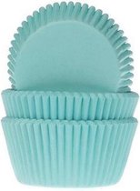 House of Marie Cupcake Vormpjes - Baking Cups - Turquoise - pk/50