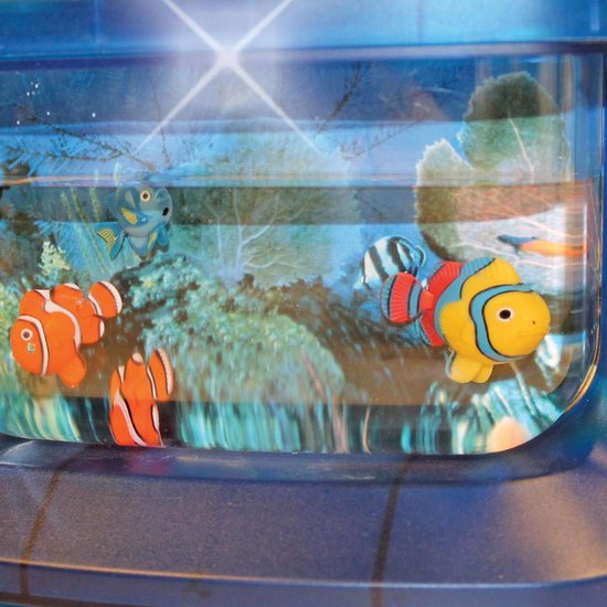 springen Politie Doorbraak PartyFunLights Decoratief Aquarium Met Licht en Nepvissen | bol.com