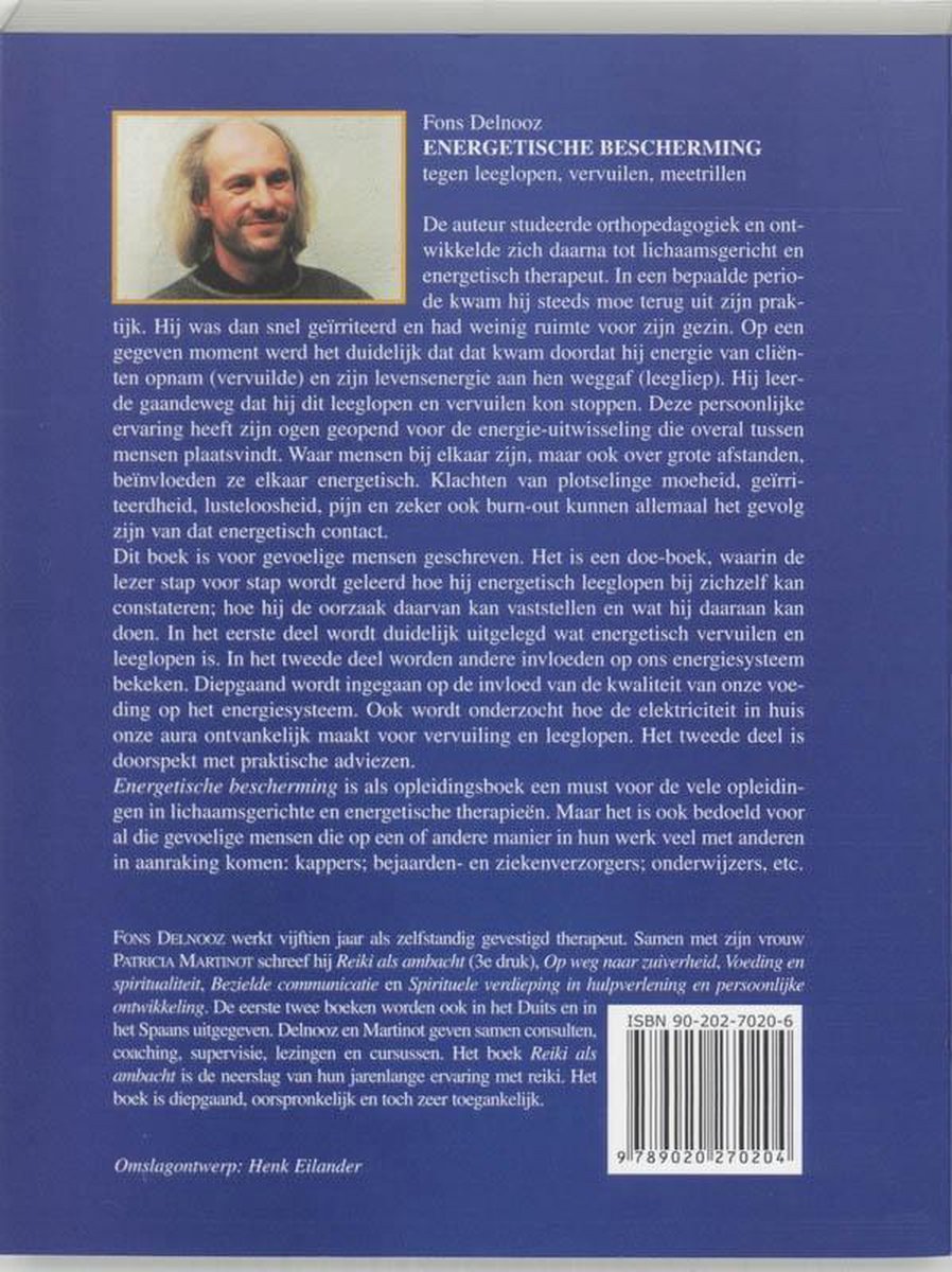 Energetische bescherming - back cover