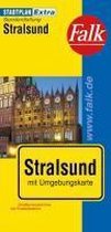 Falk Stadtplan Extra Standardfaltung Stralsund