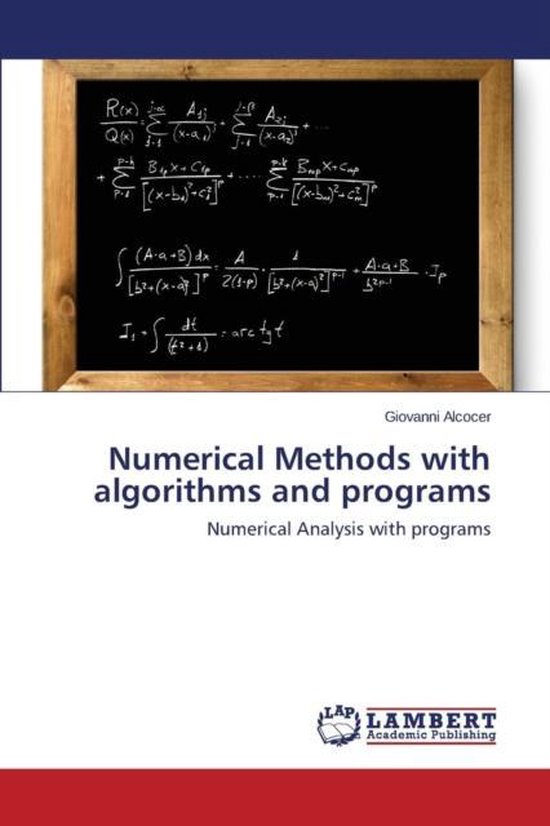Numerical Methods with algorithms and programs | 9783659799525 ...