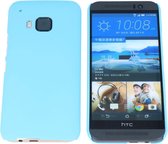 HTC one M9 Hard Case Hoesje Licht Blauw Light Blue