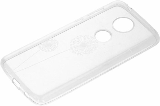 Transparant festival TPU hoesje Motorola Moto E5 Plus