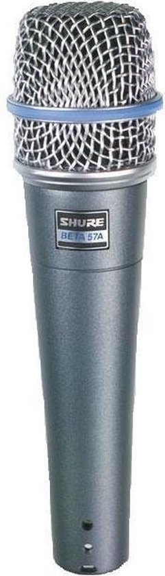 Shure Beta 57A Bleu Microphone de scène/direct | bol