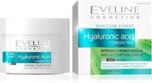 Eveline Cosmetics Hyaluronic Acid + Green Tea Intensely Moisturising  Day/night Cream 50ml.