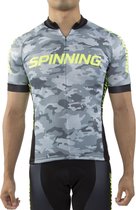 Spinning® Hercules Jersey Korte Mouw Geel XS