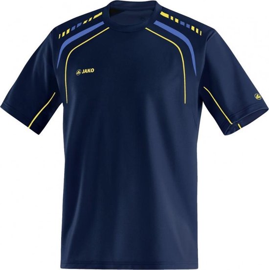 Jako Champion T-Shirt - Dames - Blauw/Geel - Maat XS | bol.com
