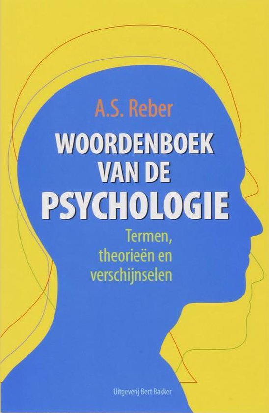 Woordenboek van de Psychologie - A.S. Reber | Tiliboo-afrobeat.com