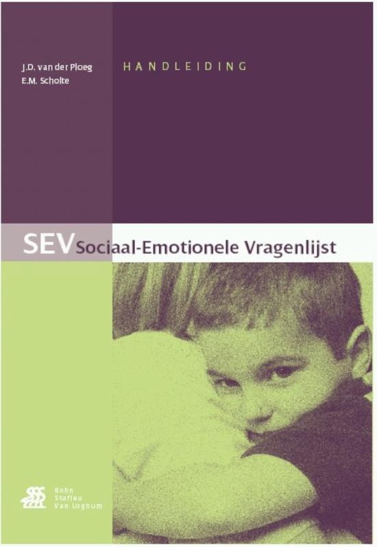 SEV Sociaal Emotionele vragenlijst Handleiding - cover