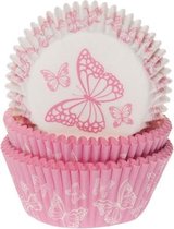 Boîtes à cupcakes House of Marie Rose papillon assorties pk / 50