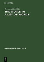 Lexicographica. Series Maior58-The world in a list of words