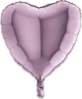 GRABO 18013L-P Heart Shape Balloon Single Pack, Length-18 In
