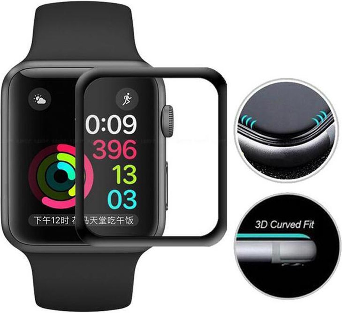 Case Voor De Apple Watch Zwart 38mm | bol.com