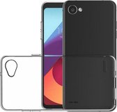 Transparant Siliconen TPU case hoesje voor LG Q6