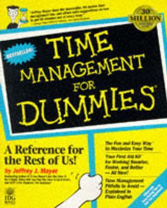 Time Management For Dummies - cover