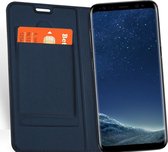 Samsung S8 Hoesje - Samsung Galaxy S8 Hoesje - Book Case Ultra Slim Blauw
